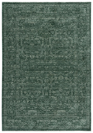 Safavieh Vintage Overdye Runner In Green — Turkish Power-Loomed Low-Profile Rug For Hallways & Entryways (8Ft) 2'-3" x 8'-0" VOD812Y-28