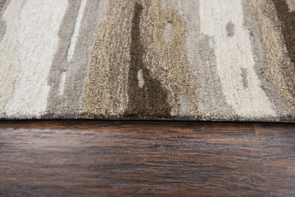 Rizzy Vogue VOG101 Hand Tufted Modern Wool Rug Beige 9' x 12'