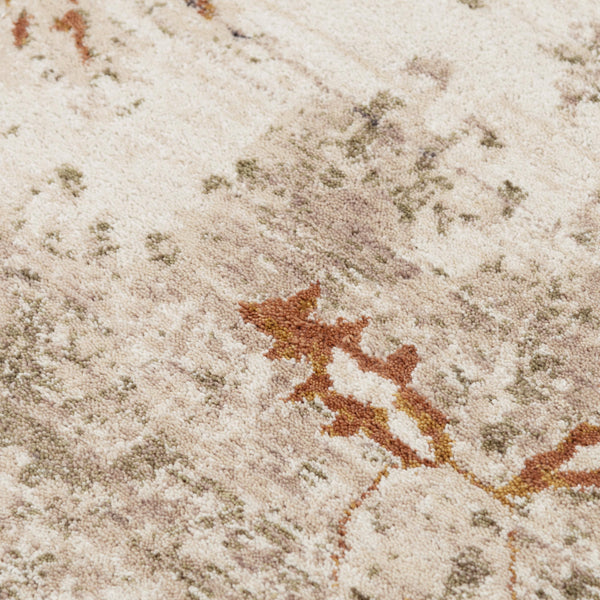 Rizzy Ventura VRA749 Powerloomed Traditional Washed Wool Rug Beige/Green 9' x 12'