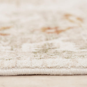 Rizzy Ventura VRA749 Powerloomed Traditional Washed Wool Rug Beige/Green 9' x 12'