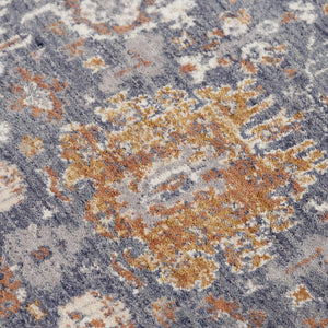 Rizzy Ventura VRA752 Powerloomed Traditional Washed Wool Rug Blue 9' x 12'