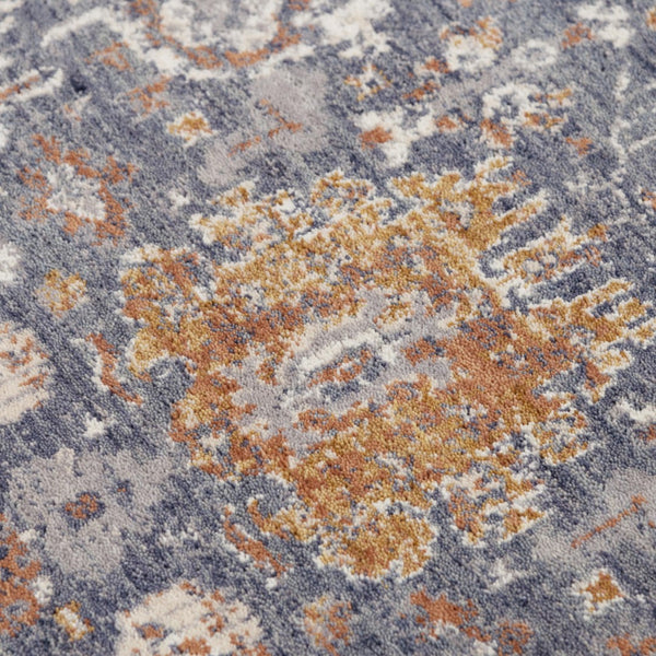 Rizzy Ventura VRA752 Powerloomed Traditional Washed Wool Rug Blue 9' x 12'