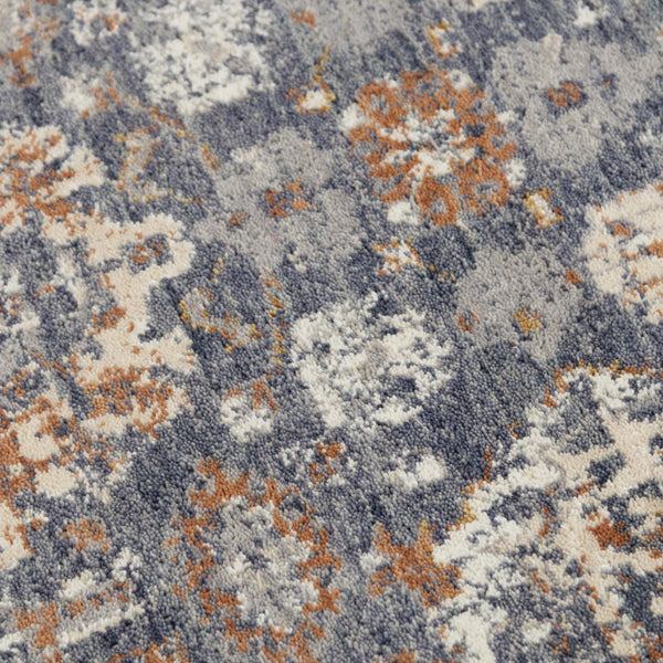 Rizzy Ventura VRA752 Powerloomed Traditional Washed Wool Rug Blue 9' x 12'