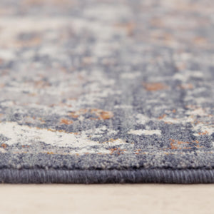 Rizzy Ventura VRA752 Powerloomed Traditional Washed Wool Rug Blue 9' x 12'