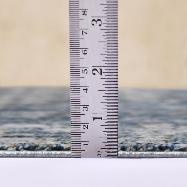 Amer Rugs Vermont Persian Bordered Power-loom Area Rug - Soft, Durable Design For Contemporary Home Decor Gray,Orange Polyester Vrm20203