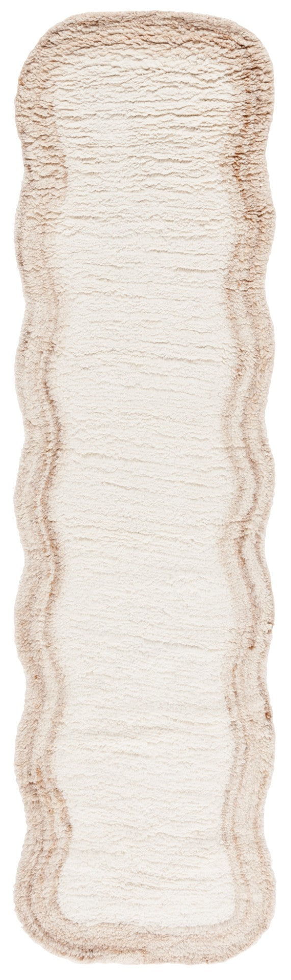 Safavieh Vermont Large Wool Area Rug - Luxurious Plush 1-inch Pile, Chic Modern Design, Handcrafted Elegance Ivory Wool Pile Vrm210a-2