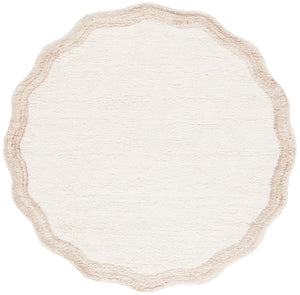 Safavieh Vermont Large Wool Area Rug - Luxurious Plush 1-inch Pile, Chic Modern Design, Handcrafted Elegance Ivory Wool Pile Vrm210a-2