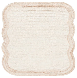 Safavieh Vermont Large Wool Area Rug - Luxurious Plush 1-inch Pile, Chic Modern Design, Handcrafted Elegance Ivory Wool Pile Vrm210a-2