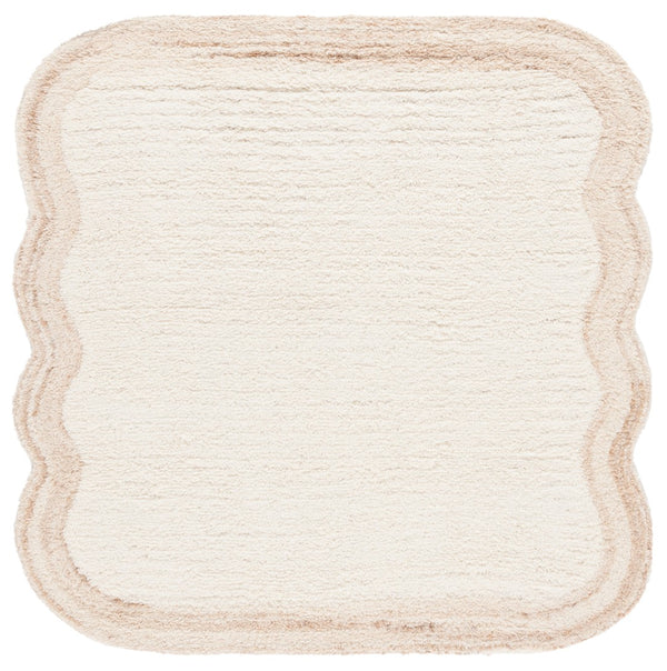 Safavieh Vermont Large Wool Area Rug - Luxurious Plush 1-inch Pile, Chic Modern Design, Handcrafted Elegance Ivory Wool Pile Vrm210a-2
