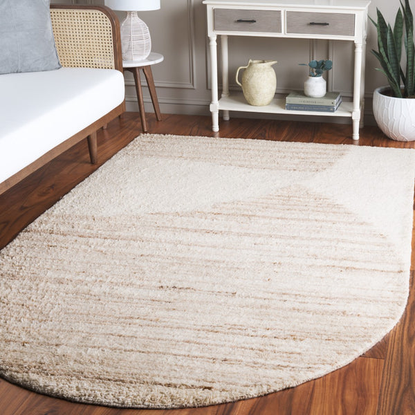 Safavieh Vermont Hand-tufted Wool Area Rug – Luxurious Modern Design For Elegant Home Décor And Comfort Beige ,Ivory Wool Pile Vrm216b-6