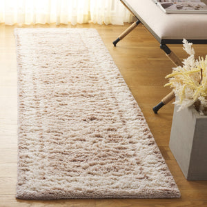 Safavieh Vermont Area Rug - Hand-tufted Wool Design, Plush Comfort, Modern Minimalist Style For Your Home Beige ,Ivory Wool Pile Vrm217b-4