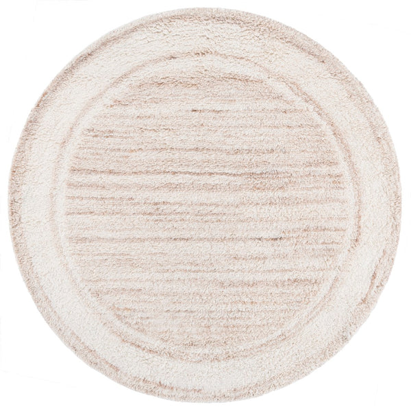 Safavieh Vermont Area Rug - Hand-tufted Wool Design, Plush Comfort, Modern Minimalist Style For Your Home Beige ,Ivory Wool Pile Vrm217b-4