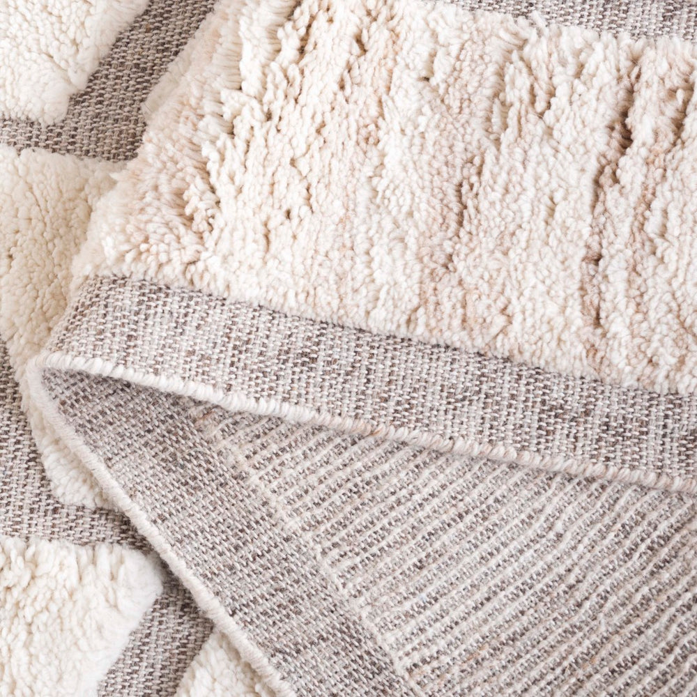 Safavieh Vermont 218b Beige Ivory Beige ,Ivory 75% Wool,25% Recycled Cotton Vrm218b-6r