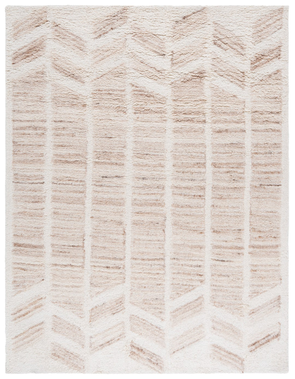 Safavieh Vermont Modern Hand-tufted Area Rug – Luxurious Softness And Stylish Design For Any Home Decor Beige ,Ivory 75% Wool,25% Recycled Cotton Vrm218b-3