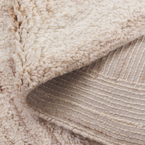 Safavieh Vermont Hand-tufted Area Rug - Luxurious Wool & Recycled Cotton Blend, Modern Abstract Design Beige ,Ivory 75% Wool,25% Recycled Cotton Vrm219b-3