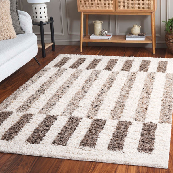 Safavieh Vermont 220a Ivory Grey Ivory ,Grey Wool Pile Vrm220a-6sq