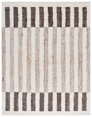 Safavieh Vermont Hand-tufted Wool Area Rug - Luxurious Modern Design For Sophisticated Home Decor Style Ivory ,Grey Wool Pile Vrm220a-6