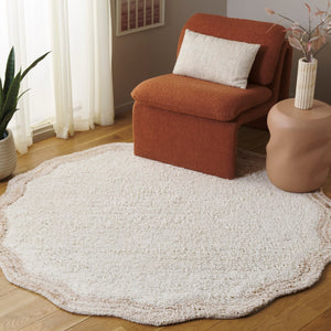 Safavieh Vermont Hand-tufted Wool Area Rug - Luxurious And Elegant Design For Modern Home Décor Masterpiece Ivory ,Beige Wool Pile Vrm221a-3