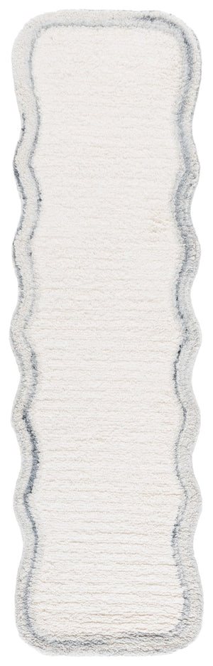 Safavieh Vermont Hand-tufted Wool Area Rug - Luxurious And Elegant Design For Modern Home Décor Masterpiece Ivory ,Grey Wool Pile Vrm221f-4