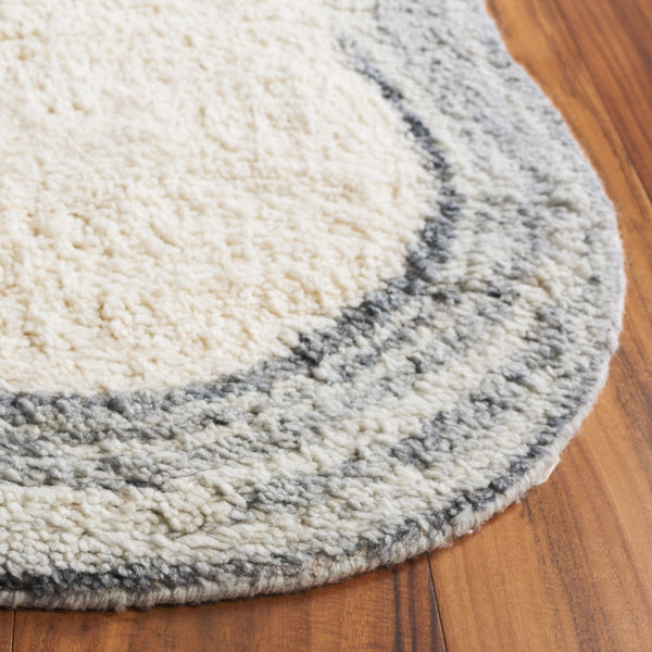 Safavieh Vermont 221f Ivory Grey Ivory ,Grey Wool Pile Vrm221f-6r