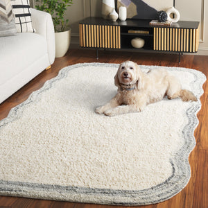 Safavieh Vermont 221f Ivory Grey Ivory ,Grey Wool Pile Vrm221f-6r
