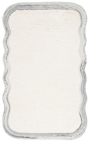Safavieh Vermont Hand-tufted Wool Area Rug - Luxurious And Elegant Design For Modern Home Décor Masterpiece Ivory ,Grey Wool Pile Vrm221f-4