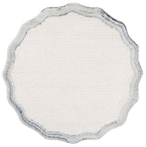 Safavieh Vermont Hand-tufted Wool Area Rug - Luxurious And Elegant Design For Modern Home Décor Masterpiece Ivory ,Grey Wool Pile Vrm221f-4