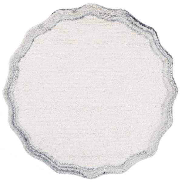 Safavieh Vermont Hand-tufted Wool Area Rug - Luxurious And Elegant Design For Modern Home Décor Masterpiece Ivory ,Grey Wool Pile Vrm221f-4