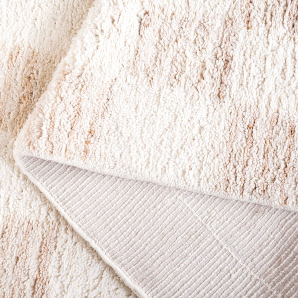 Safavieh Vermont Handcrafted Area Rug – Luxurious Wool Pile With Modern Abstract Design For Cozy Living Spaces Beige ,Ivory Wool Pile Vrm222b-6