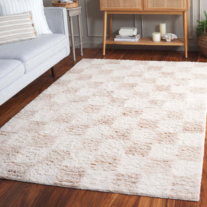 Safavieh Vermont Handcrafted Area Rug – Luxurious Wool Pile With Modern Abstract Design For Cozy Living Spaces Beige ,Ivory Wool Pile Vrm222b-6