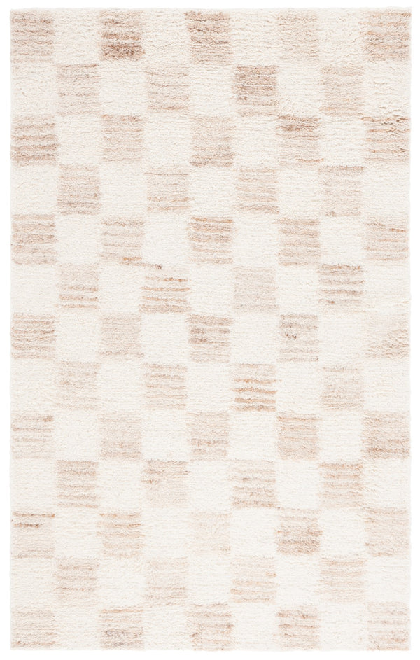 Safavieh Vermont Handcrafted Area Rug – Luxurious Wool Pile With Modern Abstract Design For Cozy Living Spaces Beige ,Ivory Wool Pile Vrm222b-6