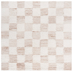 Safavieh Vermont Handcrafted Area Rug – Luxurious Wool Pile With Modern Abstract Design For Cozy Living Spaces Beige ,Ivory Wool Pile Vrm222b-6