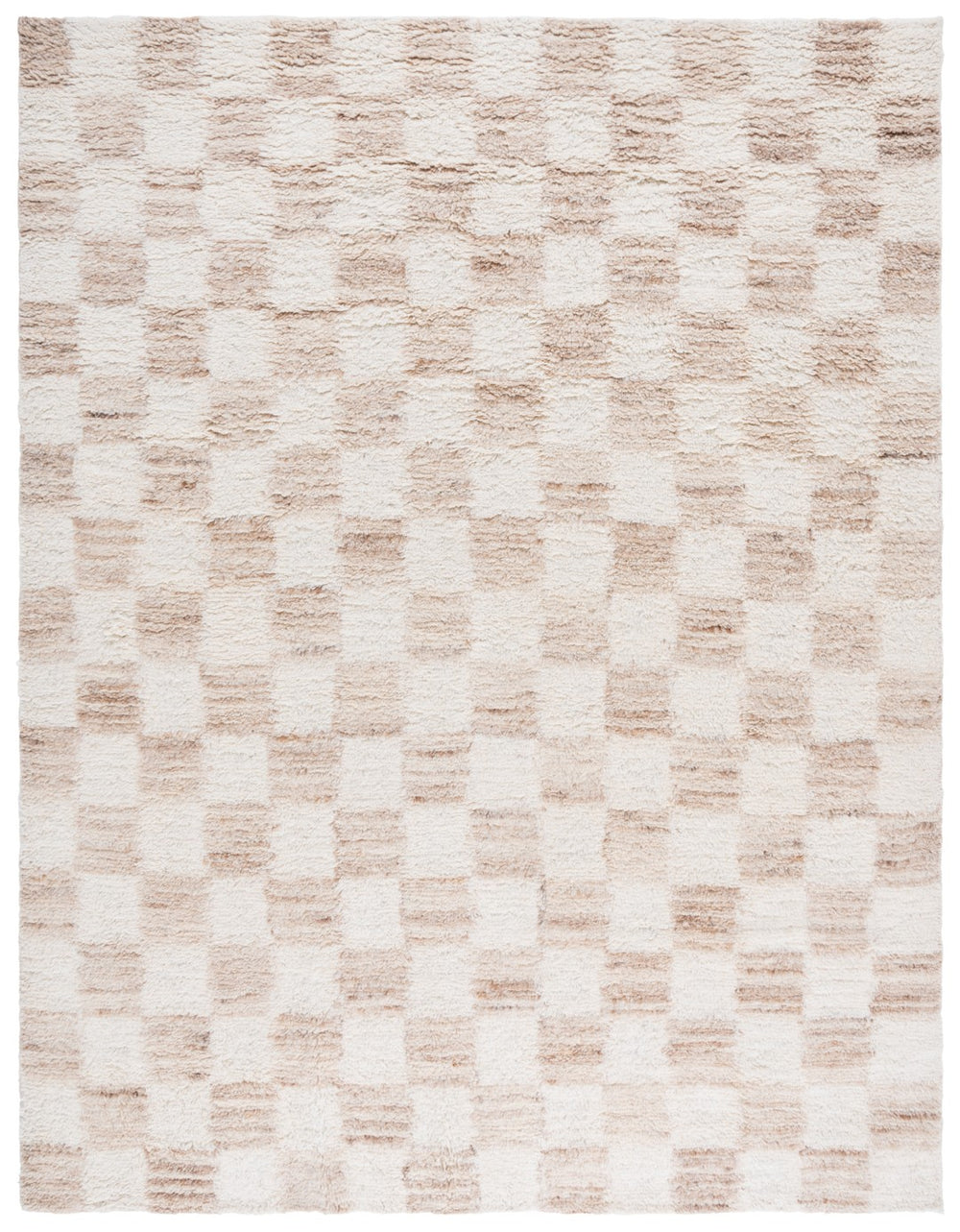 Safavieh Vermont Handcrafted Area Rug – Luxurious Wool Pile With Modern Abstract Design For Cozy Living Spaces Beige ,Ivory Wool Pile Vrm222b-6