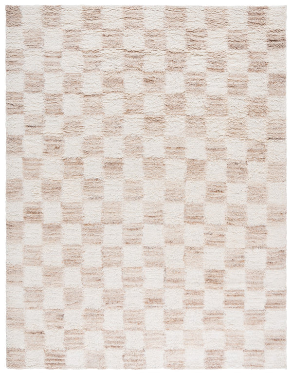 Safavieh Vermont Handcrafted Area Rug – Luxurious Wool Pile With Modern Abstract Design For Cozy Living Spaces Beige ,Ivory Wool Pile Vrm222b-6