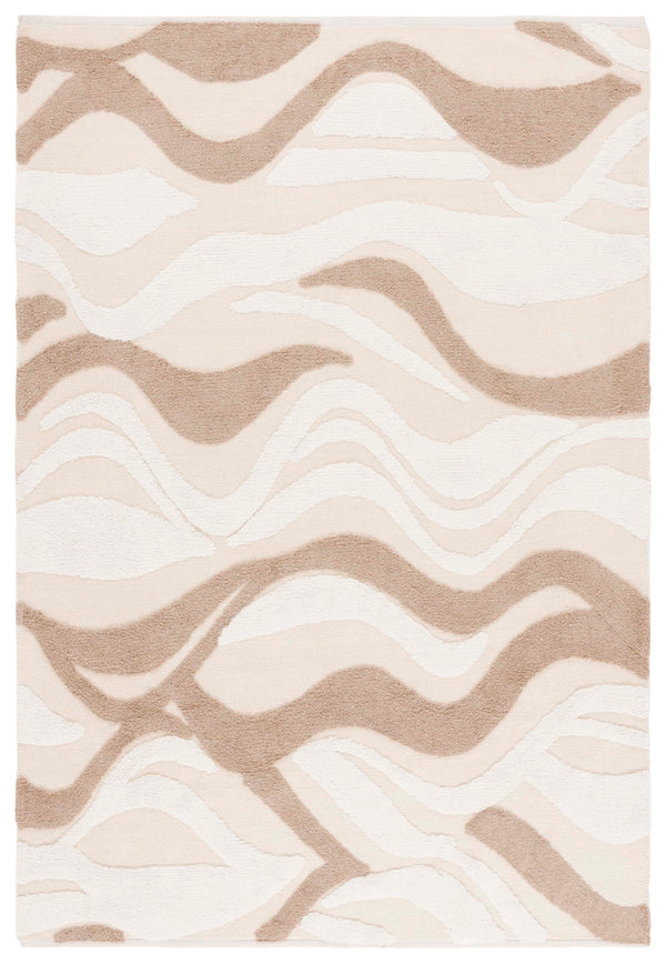Safavieh Vermont Handcrafted Area Rug - Eco-friendly Recycled Cotton With Elegant Ivory And Beige Design Ivory ,Beige Recycled Cotton Vrm225b-6sq