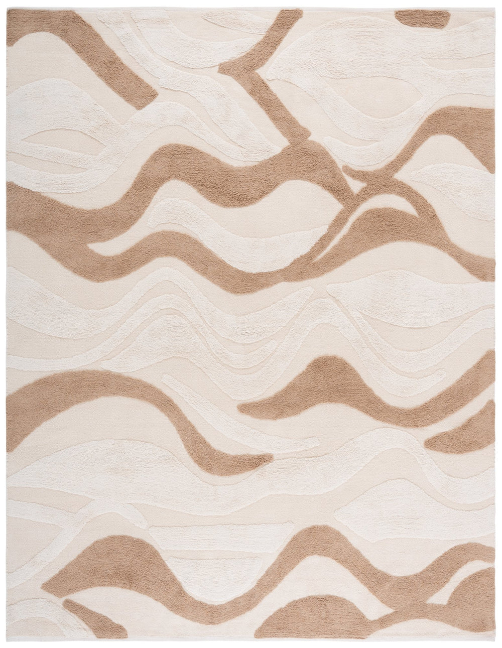 Safavieh Vermont Handcrafted Area Rug - Eco-friendly Recycled Cotton With Elegant Ivory And Beige Design Ivory ,Beige Recycled Cotton Vrm225b-6sq