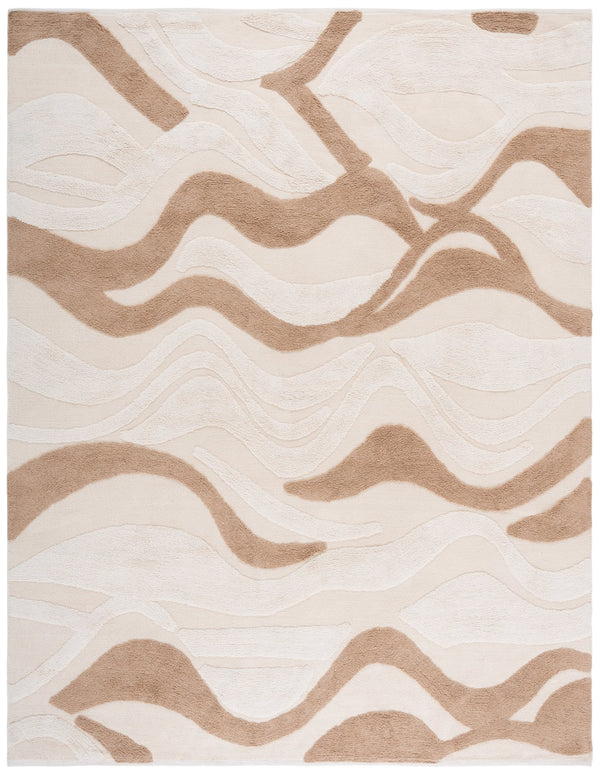 Safavieh Vermont Handcrafted Area Rug - Eco-friendly Recycled Cotton With Elegant Ivory And Beige Design Ivory ,Beige Recycled Cotton Vrm225b-6sq