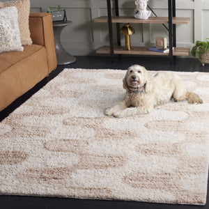 Safavieh Vermont Modern Round Area Rug - Luxurious Soft Wool & Recycled Cotton For Elegant Home Décor Ivory ,Beige 70% Wool,30% Recycled Cotton Vrm226a-6sq