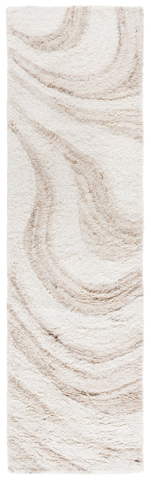 Safavieh Vermont Modern Area Rug - Luxurious 8x10 Design In Elegant Neutral Tones For Timeless Home Decor Ivory ,Beige 70% Wool,30% Recycled Cotton Vrm227a-28