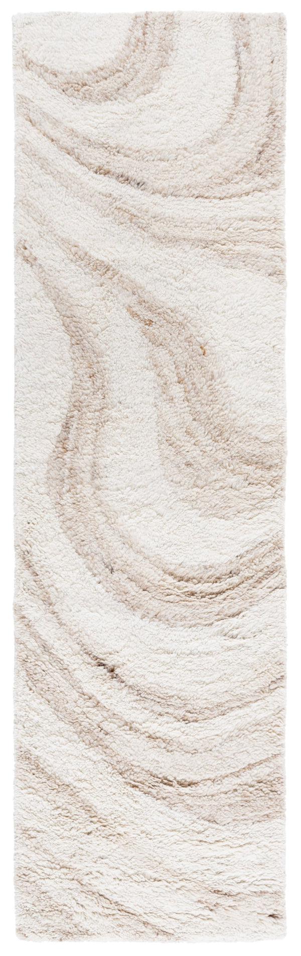 Safavieh Vermont Modern Area Rug - Luxurious 8x10 Design In Elegant Neutral Tones For Timeless Home Decor Ivory ,Beige 70% Wool,30% Recycled Cotton Vrm227a-28