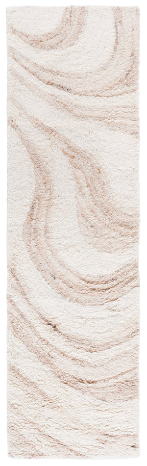 Safavieh Vermont Luxurious Modern Area Rug - Soft Plush Texture, Eco-friendly Wool & Cotton Blend For Comfort Ivory ,Beige 70% Wool,30% Recycled Cotton Vrm227a-3