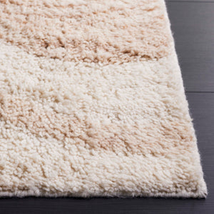 Safavieh Vermont 5' X 8' Ivory Beige Area Rug - Luxurious Table-tufted Design For Modern Living Spaces Ivory ,Beige 70% Wool,30% Recycled Cotton Vrm227a-5