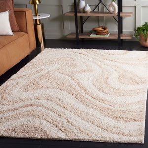 Safavieh Vermont Luxurious Modern Area Rug - Soft Plush Texture, Eco-friendly Wool & Cotton Blend For Comfort Ivory ,Beige 70% Wool,30% Recycled Cotton Vrm227a-3