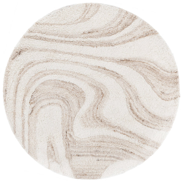 Safavieh Vermont Modern Area Rug - Luxurious 8x10 Design In Elegant Neutral Tones For Timeless Home Decor Ivory ,Beige 70% Wool,30% Recycled Cotton Vrm227a-28