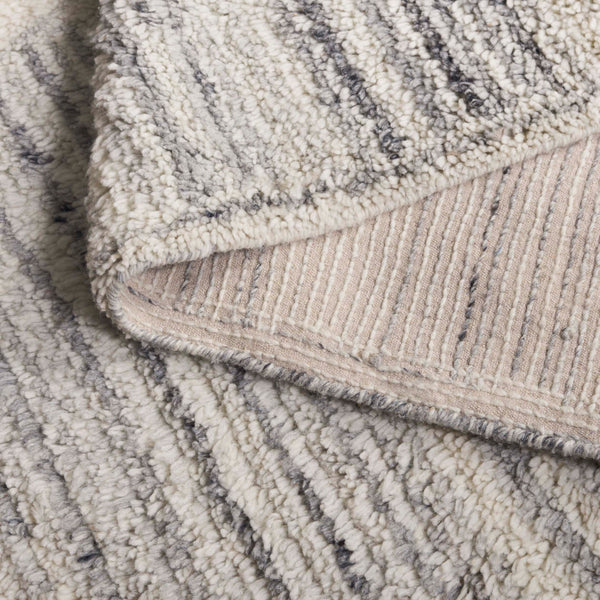 Safavieh Vermont Modern Area Rug - Luxurious Wool & Recycled Cotton Blend, Abstract Design, 8x10 Feet Ivory ,Grey 70% Wool,30% Recycled Cotton Vrm228a-6sq