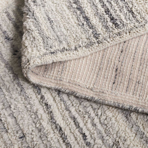 Safavieh Vermont Modern Area Rug - Luxurious Table Tufted Wool & Recycled Cotton Design For Elegant Spaces Ivory ,Grey 70% Wool,30% Recycled Cotton Vrm228a-3