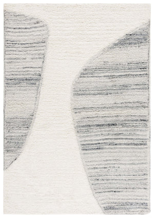 Safavieh Vermont 5' X 8' Medium Rectangle Area Rug In Ivory Grey - Plush, Eco-friendly & Stylish Décor Upgrade Ivory ,Grey 70% Wool,30% Recycled Cotton Vrm228a-5