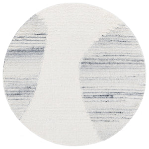 Safavieh Vermont Modern Area Rug - Luxurious Wool & Recycled Cotton Blend, Abstract Design, 8x10 Feet Ivory ,Grey 70% Wool,30% Recycled Cotton Vrm228a-6sq