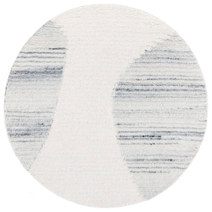 Safavieh Vermont Modern Area Rug - Luxurious Table Tufted Wool & Recycled Cotton Design For Elegant Spaces Ivory ,Grey 70% Wool,30% Recycled Cotton Vrm228a-3