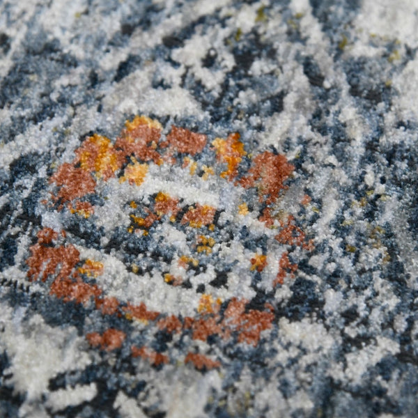 Amer Rugs Vermont Persian Bordered Power-loom Area Rug – Stylish Comfort For Living Rooms And Bedrooms Gray,Ivory Polyester Vrm30203